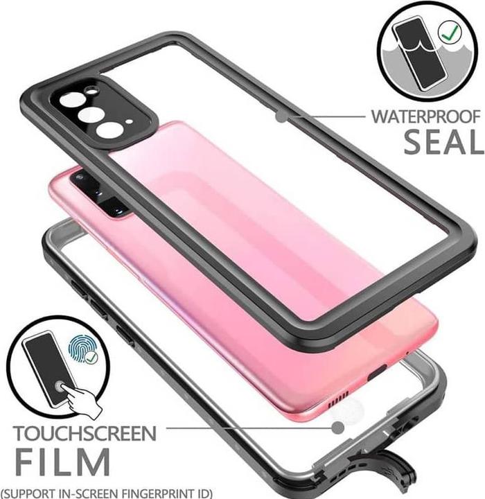 Produktbild Redpepper Samsung S20 FE - Dot Series Outdoor Case, IP68, MagSafe, wasserdicht, Schwarz (Samsung Galaxy S20 FE, Samsung Galaxy S20 FE 5G)