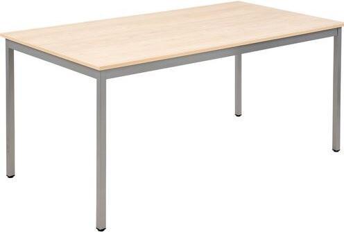 Actual product image Sodematub table FT168RECT-6515 Silver beech (1600 x 800 x 740 mm)