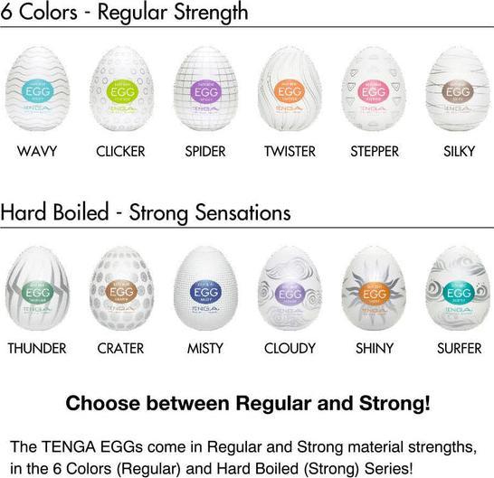 Actual product image Tenga Egg Silky