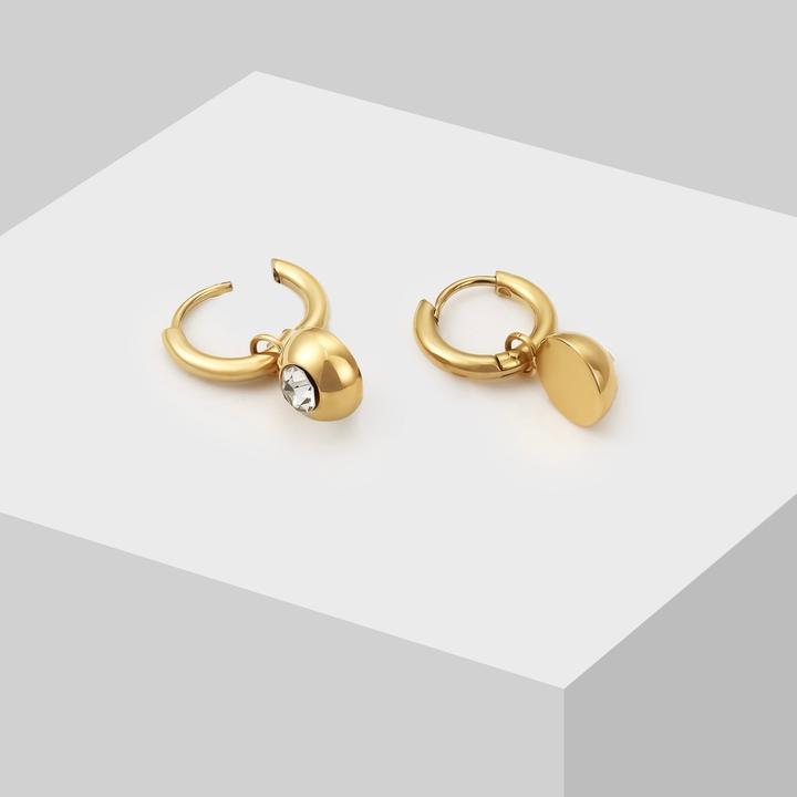 Immagine prodotto Sensora Jewelry Orecchini a brillante tondo (Acciaio inossidabile)