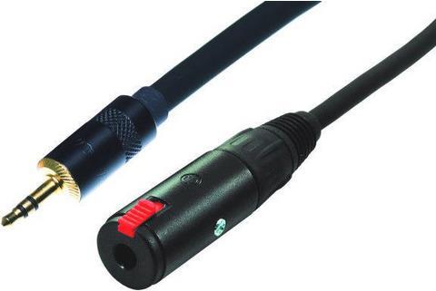Produktbild Contrik Jack 3-pol. auf Mini-Plug 3-pol. (1.50 m, 3.5mm Klinke (AUX), 6.3mm Klinke (Jack))
