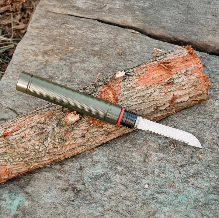 Produktbild Dönges Multifunktionaler Klappspaten All-in-One, in Camouflage Tasche, olivgrün