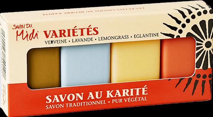 Actual product image Savon Du Midi Guest soaps Variétés 4x20g