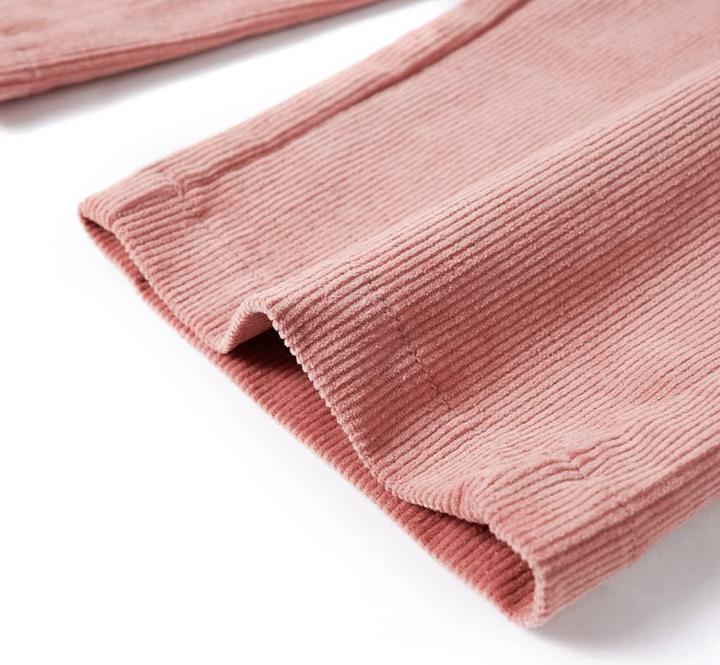 Immagine prodotto VidaXL Pantaloni da bambino in velluto a coste rosa antico 140,Materiale: 90 % cotone. 8 (140)
