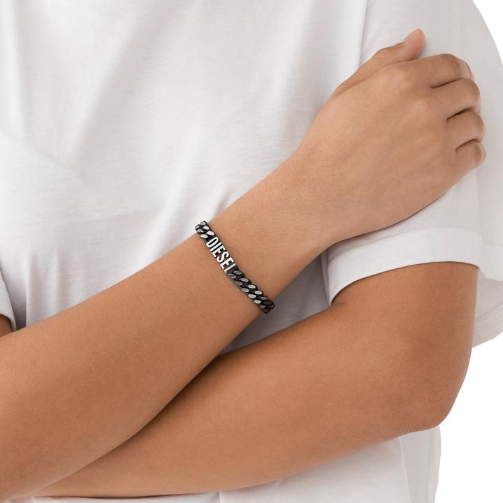 Image du produit Diesel Bracelet en acier (18.50 cm, Acier inoxydable)