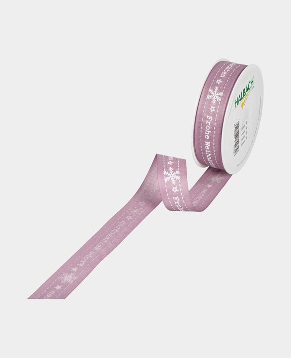 Produktbild Halbach Druckband Frohe Weihnachten, Geschenkband (Geschenkband)