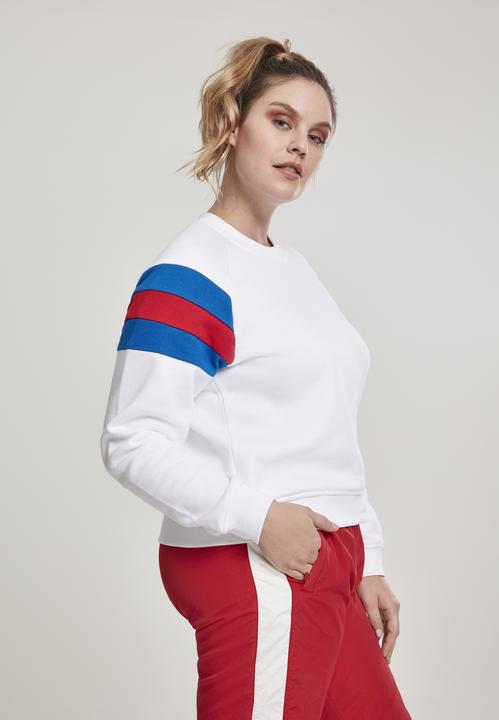 Immagine prodotto Urban Classics Girocollo con maniche a strisce da donna (XXL)