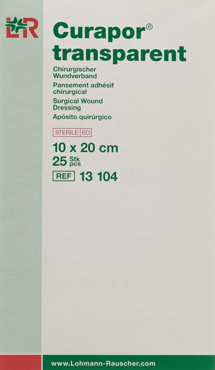 Actual product image Curapor Wound dressing 10x20cm transparent (1 x)
