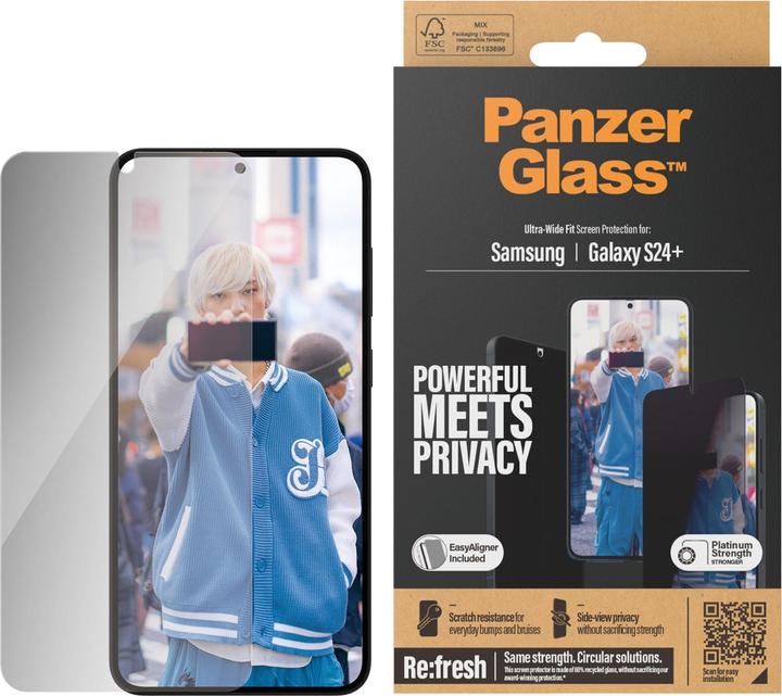 Produktbild PanzerGlass Privacy (1 Stück, Samsung Galaxy S24+)