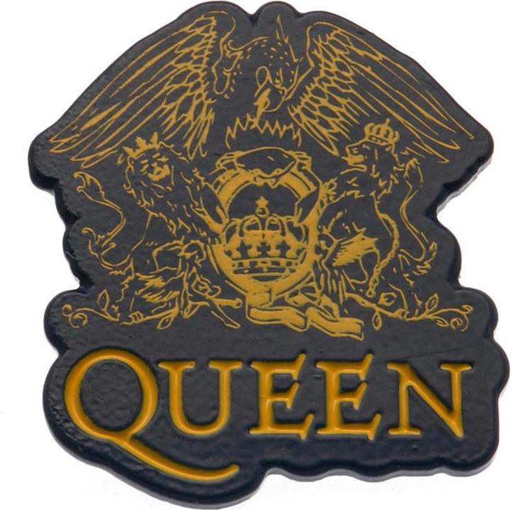 Actual product image Queen Logo Badge Enamel Rubber