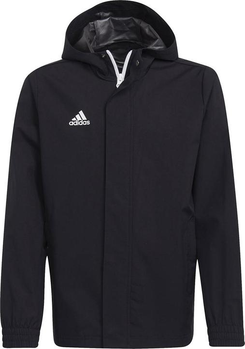 adidas Kinderjacke Entrada 22 All-Weather schwarz IK4014 (128cm) (128)