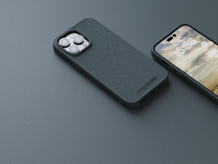 Actual product image Njord Hard Cover Tonal Case Dark Grey (Apple iPhone 14 Pro Max)