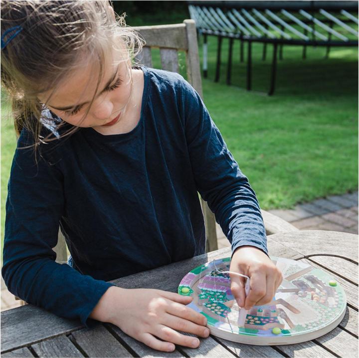 Produktbild Bigjigs Magnetic Maze Game - Blumengarten (1000 Teile)