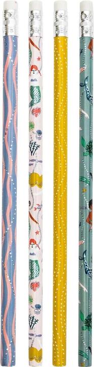 Produktbild Rico Design Bleistift Meerjungfrau 4 Stück, Schwarz (HB, 4 x)
