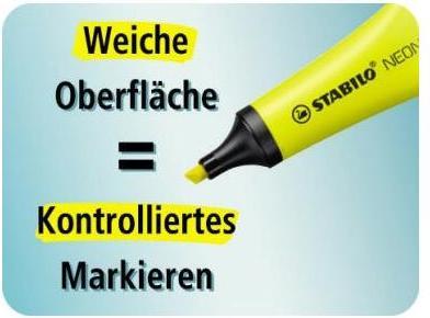 Image du produit STABILO Surligneur NEON (Orange, Jaune, Vert, Pink, 5 mm, 4 x)