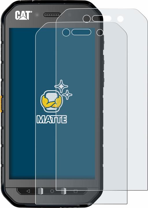 Actual product image BROTECT Anti-glare screen protector matt (2 Piece, CAT S41)