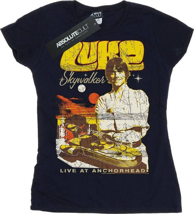 Star Wars Luke Skywalker Rock Poster TShirt (L)