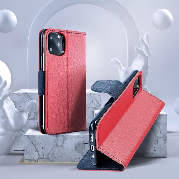 Produktbild OEM Book case FANCY Book case for XIAOMI Redmi Note 14 5G red / navy (Xiaomi Redmi Note 14 5G)