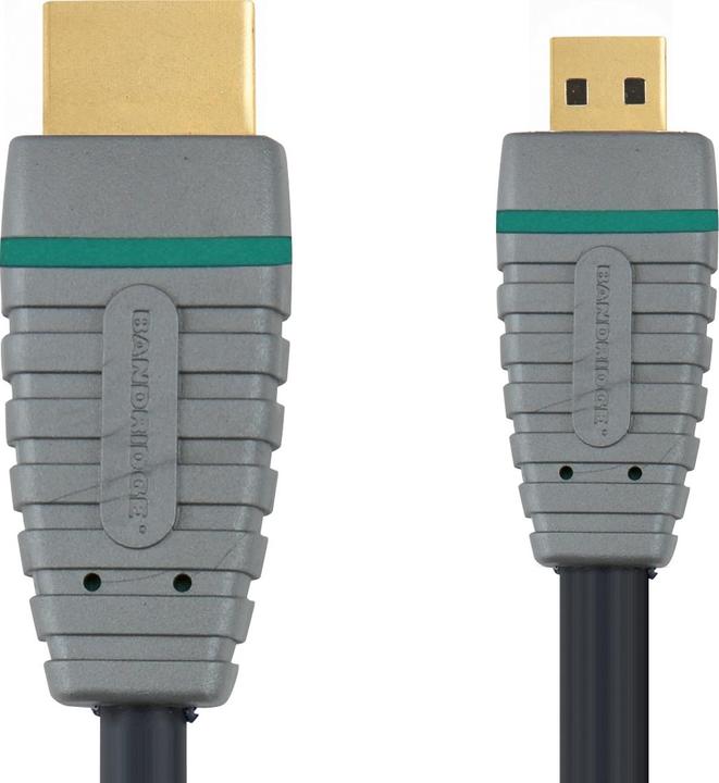 Produktbild Bandridge BLUE Micro-HDMI Kabel (2 m, HDMI)