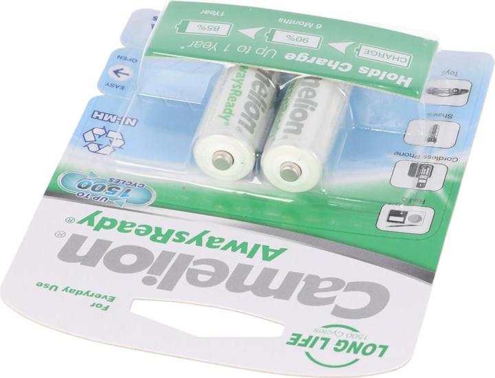 Actual product image Camelion Akku AA, Mignon LR6, HR6, in 2er Blisterverpackung (2 pcs., AA, 800 mAh)