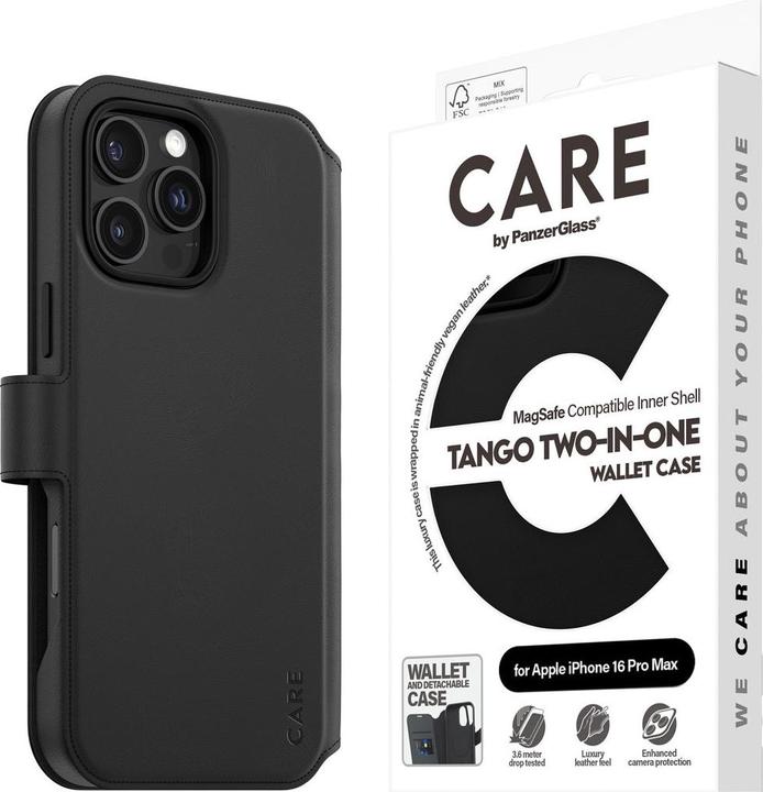 Actual product image PanzerGlass CARE Tango Two-in-One Wallet Case (Apple iPhone 16 Pro Max)