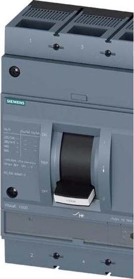 Produktbild Siemens 3VA1563-6MH32-0AA0 Leistungsschalter 1 St. Einstellbereich Strom