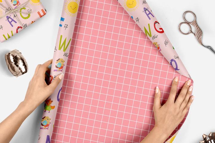 Produktbild Dabelino Geschenkpapier-Set Einschulung für Mädc (Geschenkpapier, 4 x)