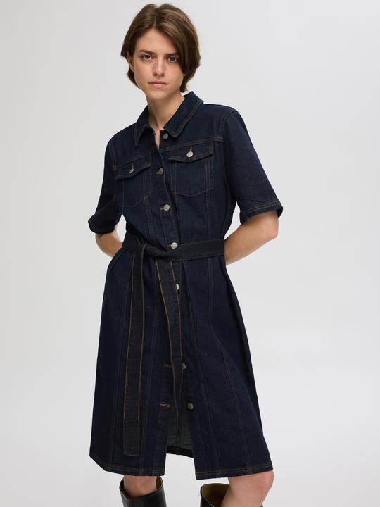 Image du produit Selected Femme Robe en jean à manches courtes (38)