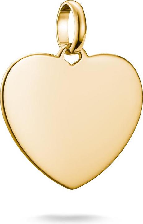 Thomas Sabo Charm-Anhänger Herz gross Connect vergoldet (Silber 925)