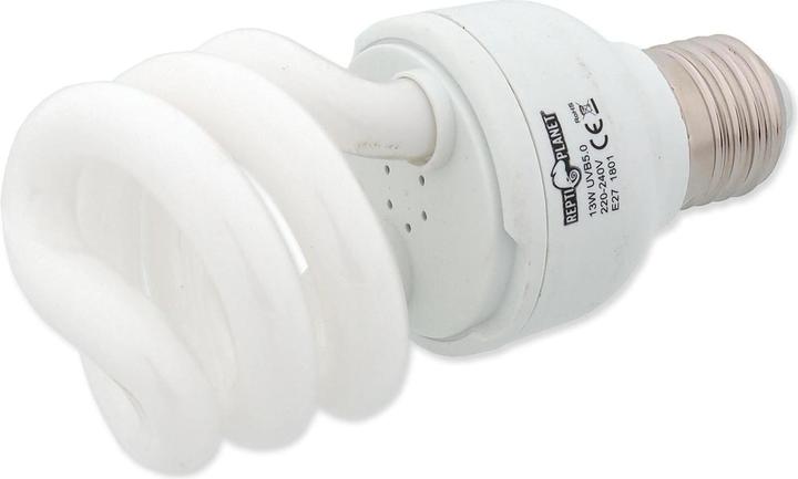 Produktbild Repti Planet Terrarienlampe Sparlampe 5.0 13 W, Lampensockel: E27 (UVB, UVA)