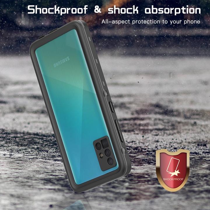 Immagine prodotto Redpepper Samsung A51 4G - IP68 Wasserdichtes Outdoor Case mit Magsafe, schwarz (Samsung Galaxy A51)