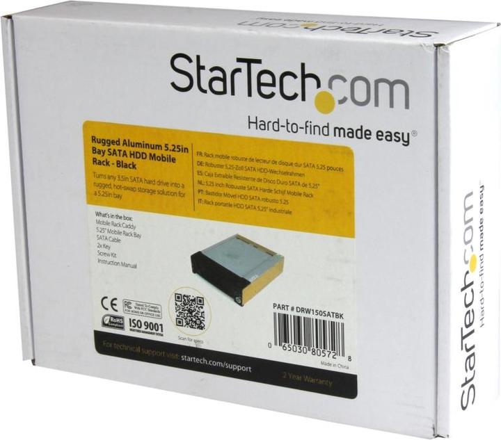 Actual product image StarTech Sata HDD Mobile Rack Enclosure