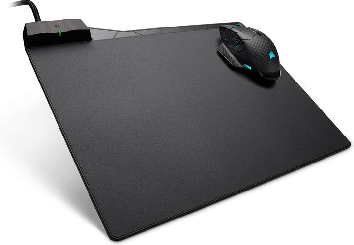 Actual product image Corsair MM1000 gaming mouse pad with wireless Qi charging zone (L)