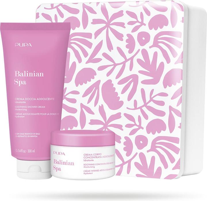 Immagine prodotto Pupa Milano Pupa Balinian Spa Kit 1 con Crema Corpo Concentrata Ammorbidente 150ml e Crema Doccia 300ml (Set per la cura del corpo)