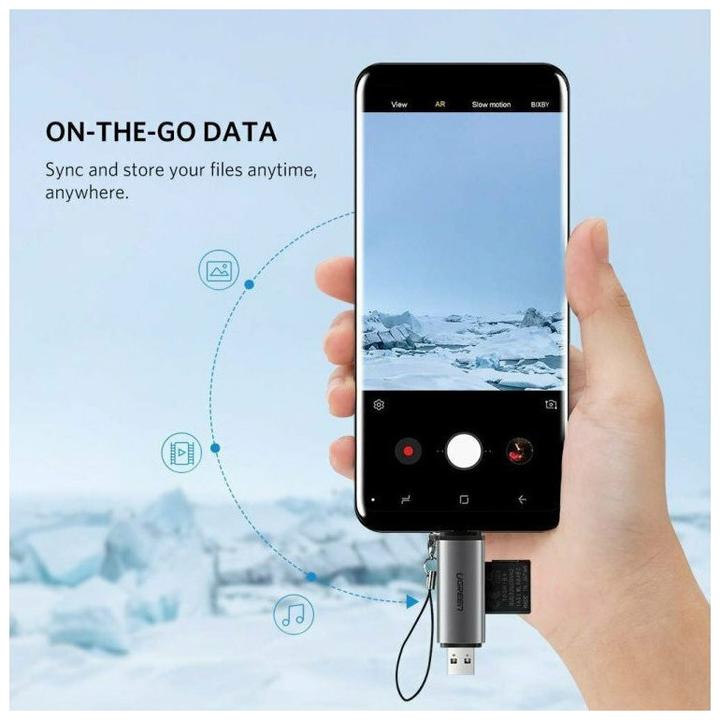 Produktbild Ugreen USB-C und USB-A — TF SD 3.0 (USB-C)