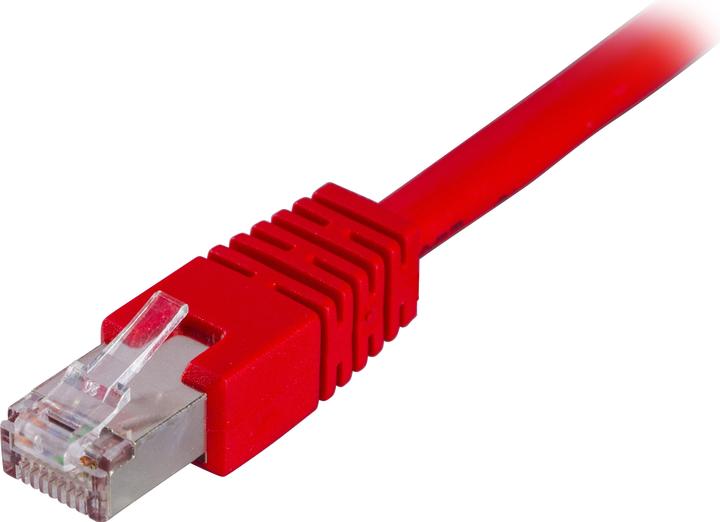 Actual product image Deltaco FTP Cat6 - 1m - 1m - Cat6 - RJ-45 - RJ-45 - Red (U/UTP, CAT6, 1 m)