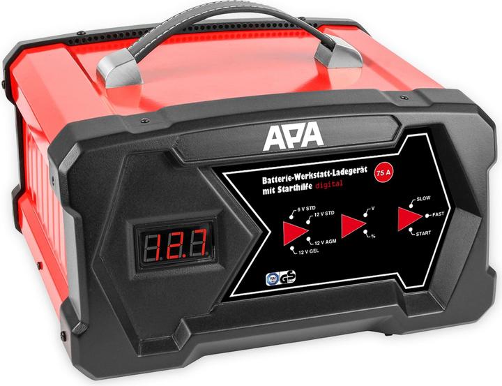 Actual product image APA Workshop charger digital (12V, 6V, 12 A)