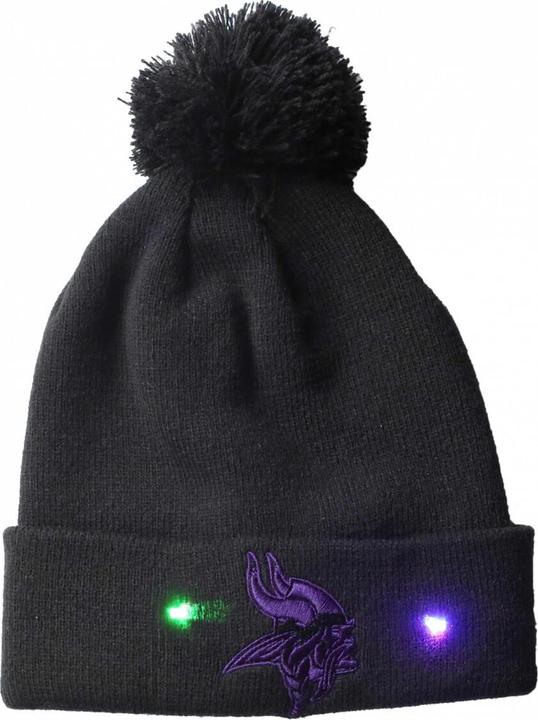 Actual product image Foco Minnesota Vikings - NFL - Light Up Beanie - Black