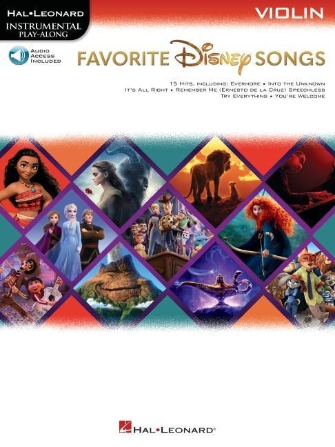 Produktbild Favorite Disney Songs: Instrumental Play-Along for Violin: Instrumental Play-Along for Violin (Englisch, Hal Leonard Publishing Corporation, 2021)