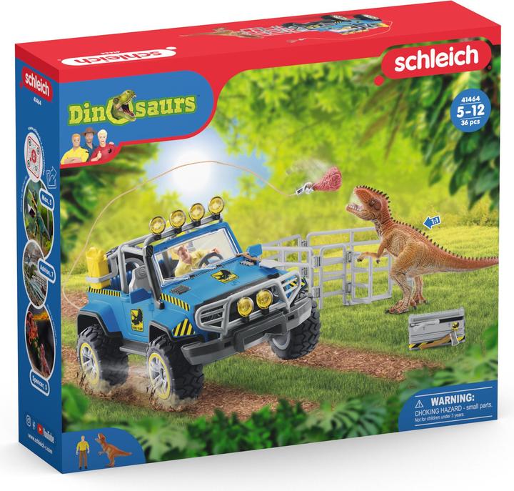 Produktbild Schleich Geländewagen mit Dino-Aussenposten