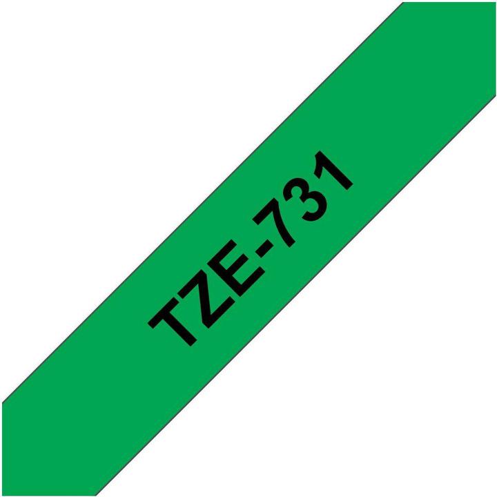 Produktbild Brother Tze-731 (1.20 cm, Grün)