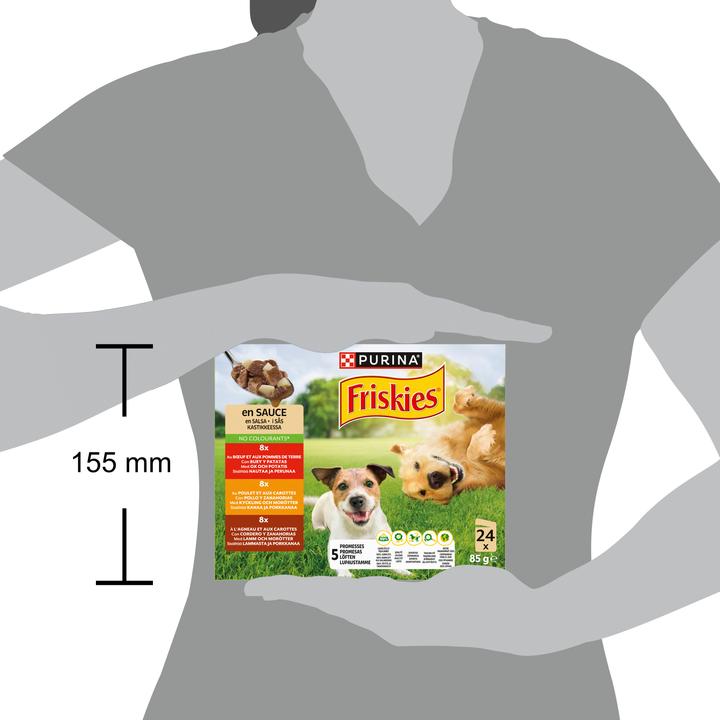 Immagine prodotto Friskies In salsa (Adulto, 24 pz., 2270 g)
