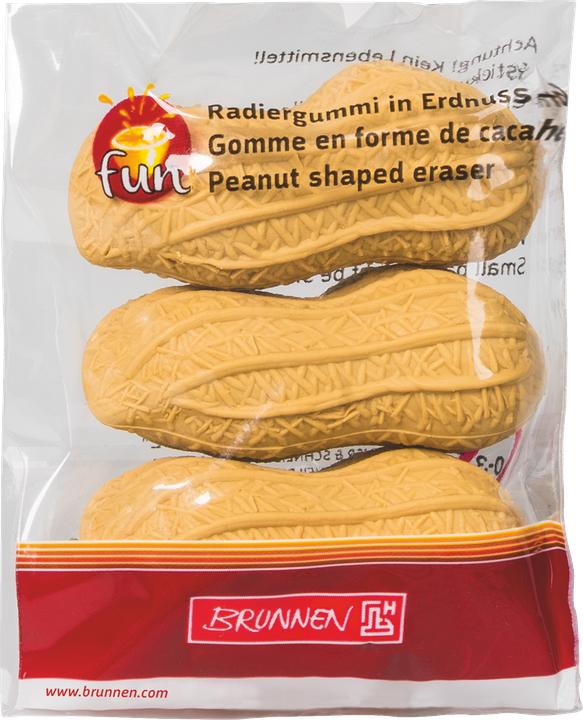 Produktbild 3 Radiergummis Erdnuss beige