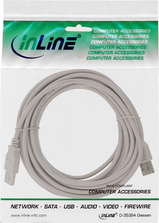 Actual product image InLine USB 2.0 cable (3 m, USB 2.0)