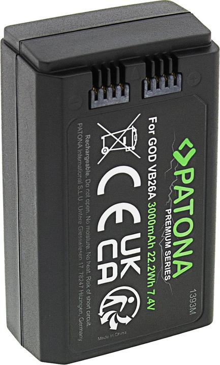 Actual product image Patona Premium Battery Godox VB26A V1 Series (Camera battery)