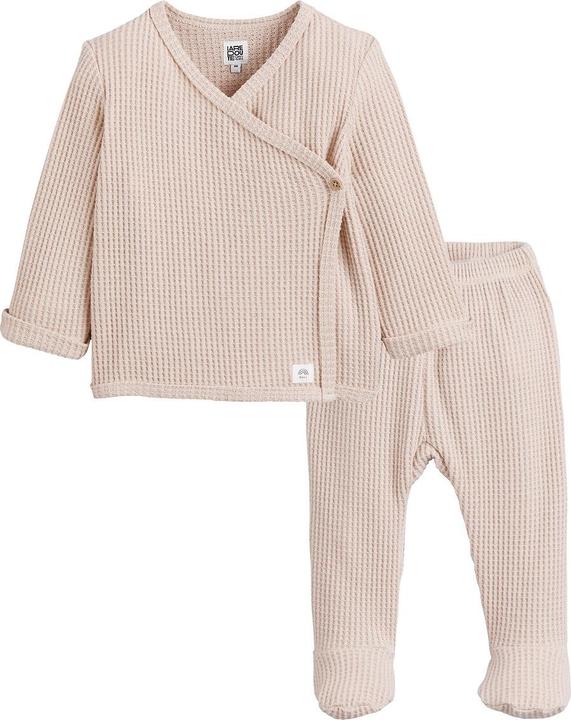 Actual product image La Redoute Collections 2-piece set consisting of jacket and trousers with feet (50)
