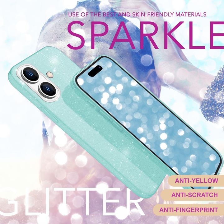 Immagine prodotto Nalia Copertina ibrida glitterata (Apple iPhone 16 Plus)