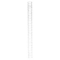 pavo Spiralförmiger Draht weiss 6,4 mm Schachtel mit 100 Stück.