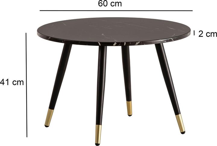 Actual product image FineBuy Sofa table (60 x 60 x 41 cm)