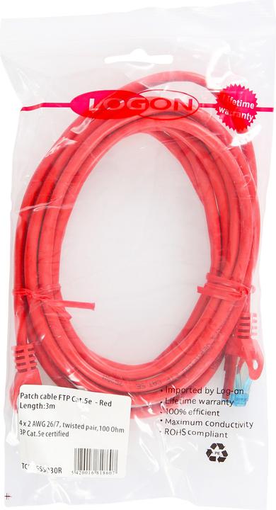 Actual product image Logon PATCH CABLE SF/UTP 7M - CAT5E (SF/UTP, CAT5e, 7 m)